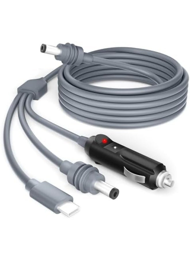 Star Link USB-C to DC 5.5×2.1mm Power Cable, 3-in-1 USB-C Charging Cord, 10FT, 18AWG 5M - Image 1